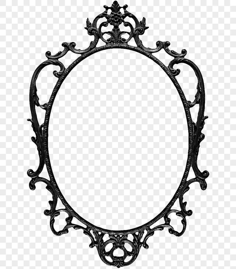 png clipart silver colored mirror frame frames vintage clothing mirror drawing gothic furn