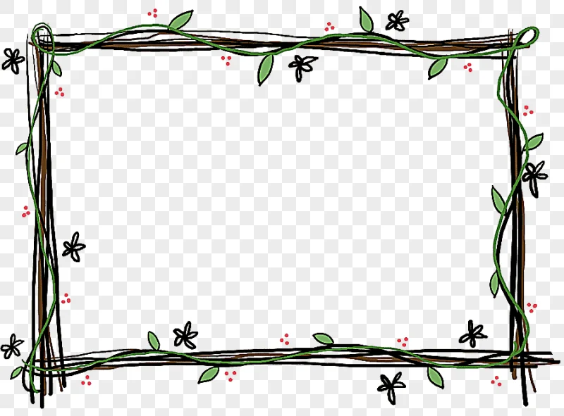 png clipart sketch cartoon frame flowers and decorative borders creative cartoon border bo
