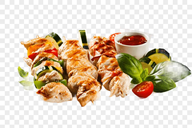 png clipart skewered food with sauce kebab barbecue chicken curry chicken meat dish barbec