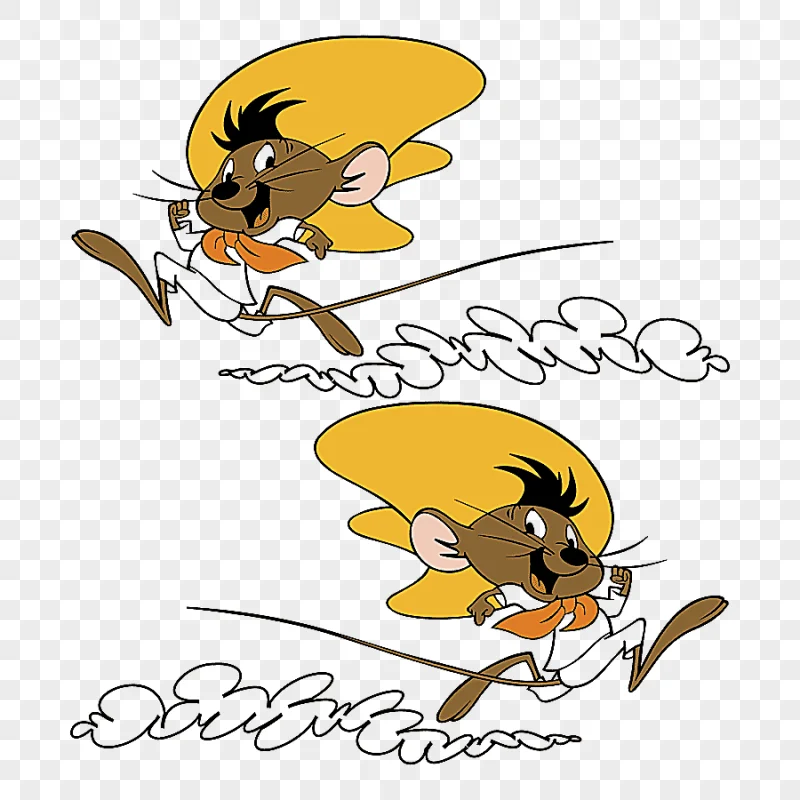 png clipart speedy gonzales looney tunes animated cartoon logo design honey bee text