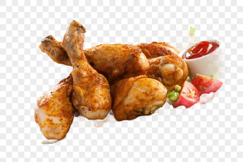 png clipart spicy fried chicken plattter fried chicken chicken meat chicken leg dish hd de