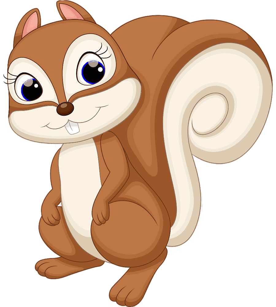 png clipart squirrel cartoon cuteness illustration cartoon squirrel cartoon character mammal