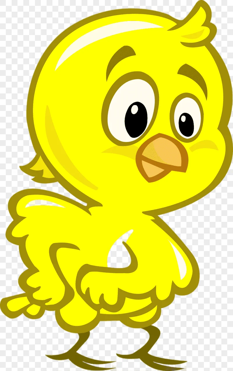 png clipart standing yellow bird art illustration chicken galinha pintadinha pollito amari
