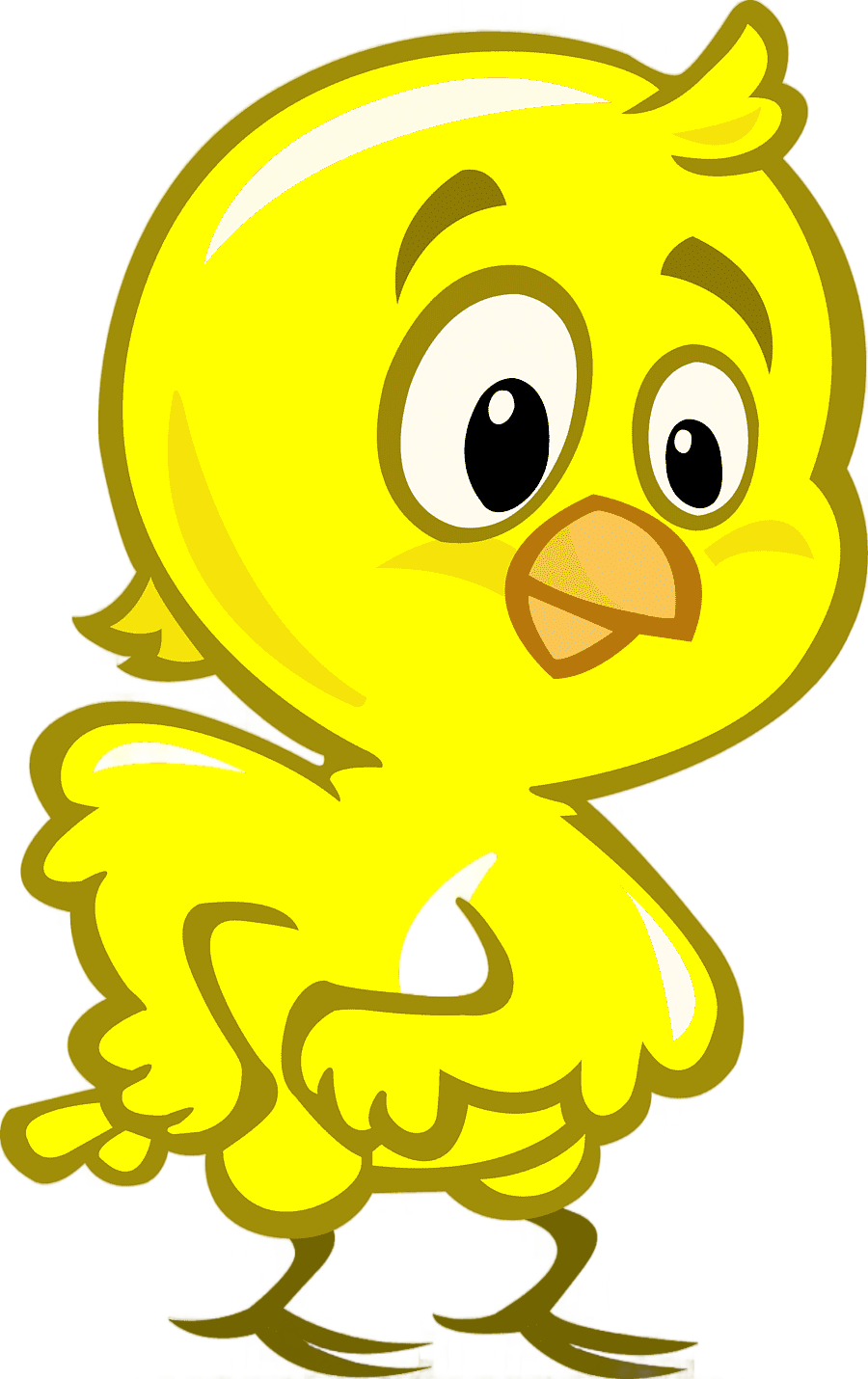 png clipart standing yellow bird art illustration chicken galinha pintadinha pollito amari