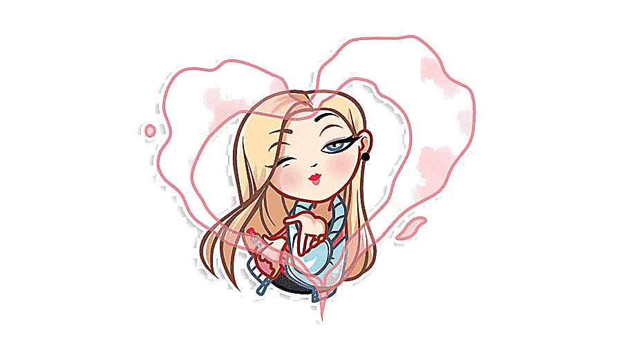 png clipart sticker telegram hair woman girl sticker child face