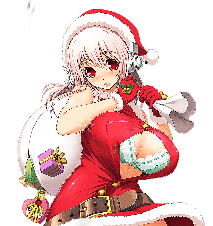 png clipart super sonico santa claus christmas xmas santa claus holidays manga