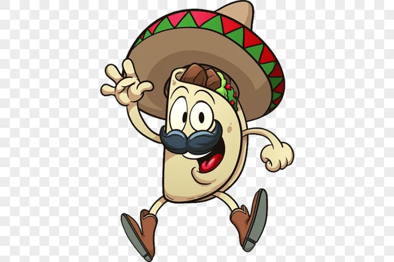 png clipart taco mexican cuisine cartoon cartoon tacos cartoon character food