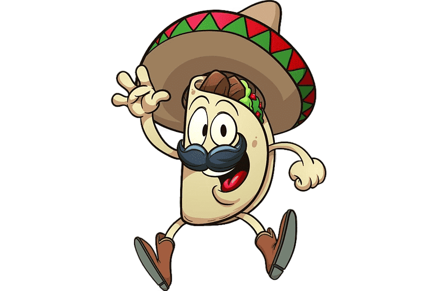 png clipart taco mexican cuisine cartoon cartoon tacos cartoon character food