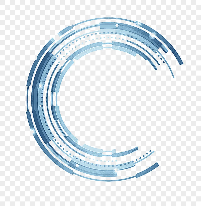 png clipart technology circle technology wind semicircle blue png material