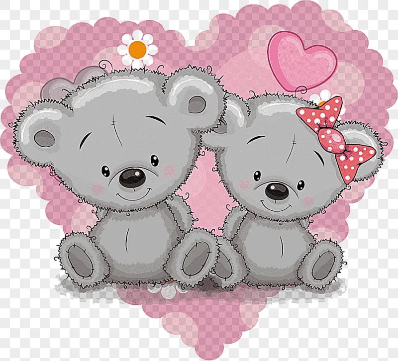 png clipart teddy bear cartoon graphy cartoon animals couple love cartoon character