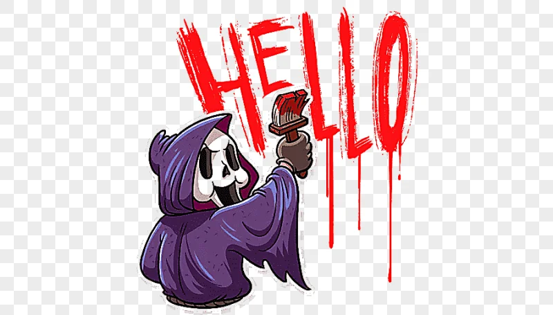 png clipart telegram sticker scream halloween film series others miscellaneous television