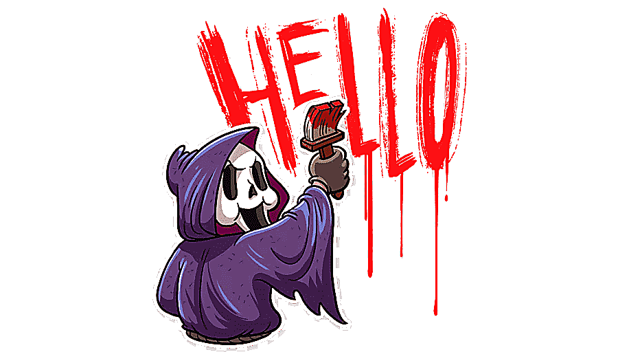 png clipart telegram sticker scream halloween film series others miscellaneous television