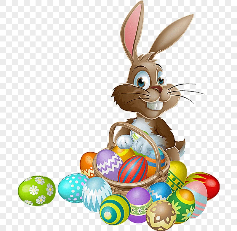 png clipart the easter bunny easter egg basket easter holidays easter egg