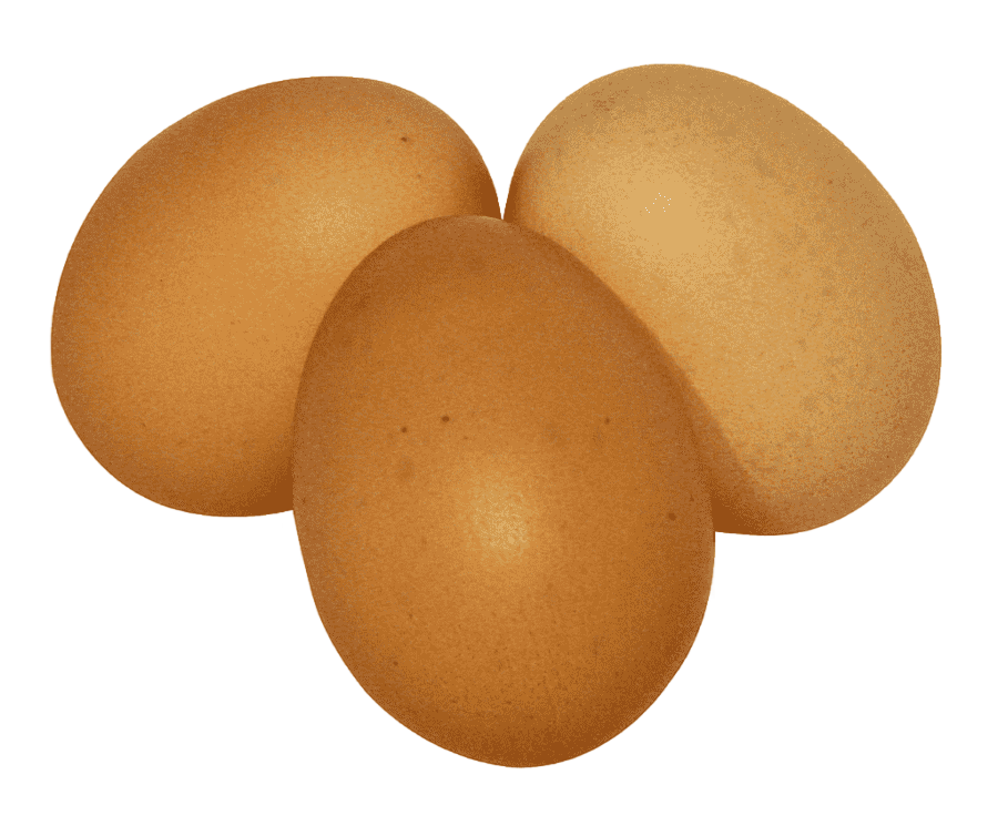 png clipart three brown eggs egg chicken eggs food chicken