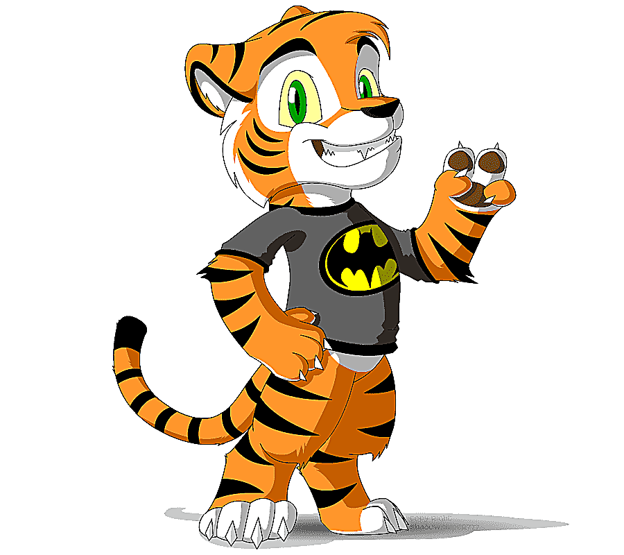 png clipart tiger cartoon drawing decorations animated gears turning comics mammal