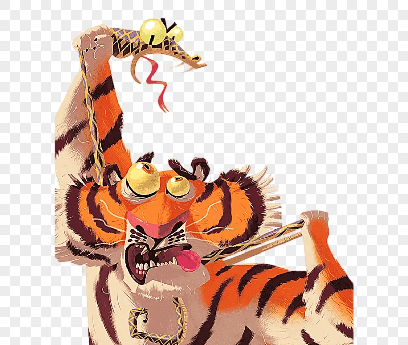 png clipart tiger deer chevrotain illustration mischievous tiger mammal animals