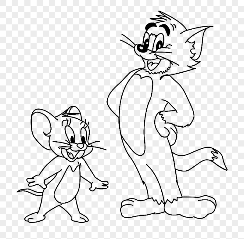 png clipart tom cat coloring book tom and jerry animated cartoon drawing tom and jerry gam