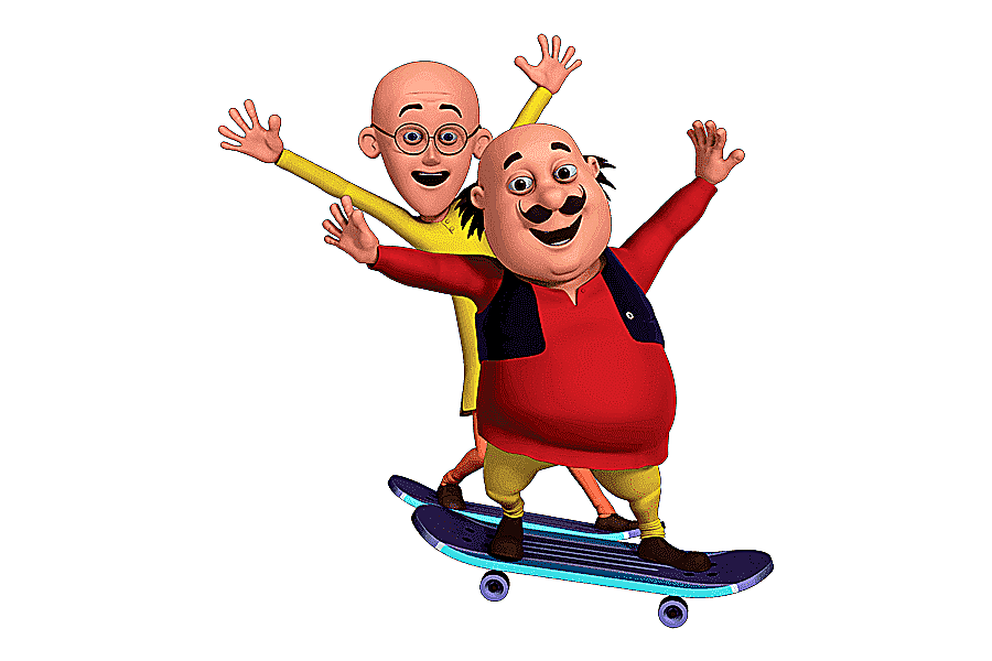 png clipart two man riding skateboard illustration patlu animation television show cartoon