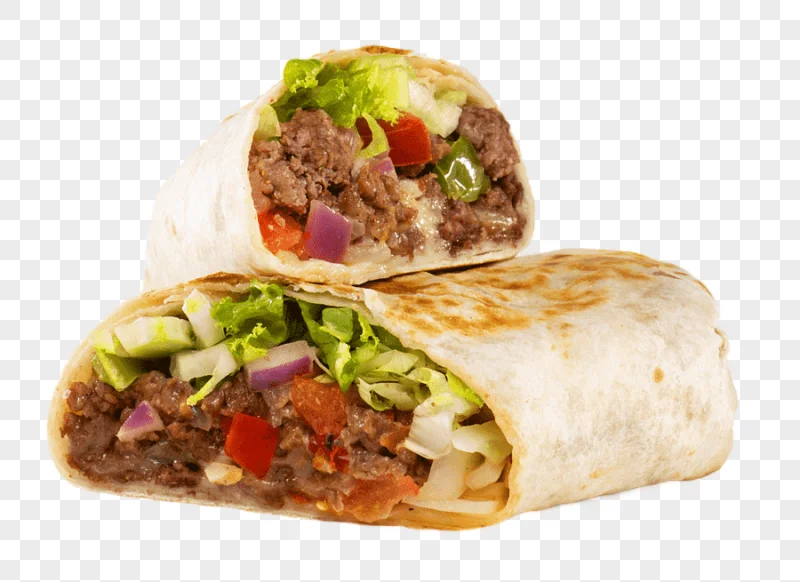 png clipart two tacos filled with meat and vegetables wrap shawarma fried chicken taco fas