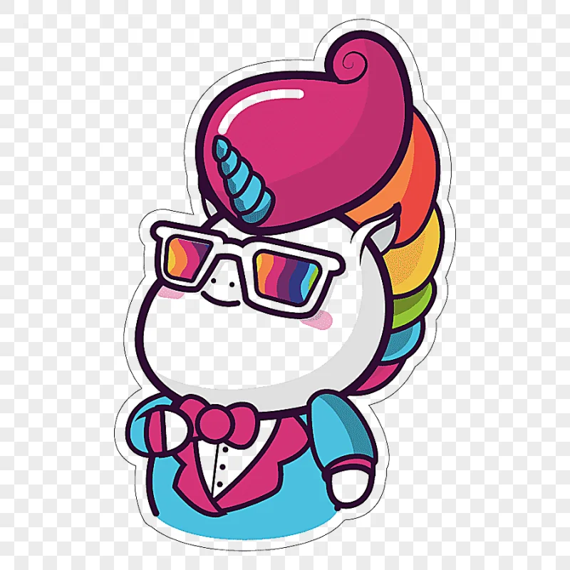 png clipart unicorn illustration unicorn sticker supporter mug telegram unicornio heart fi