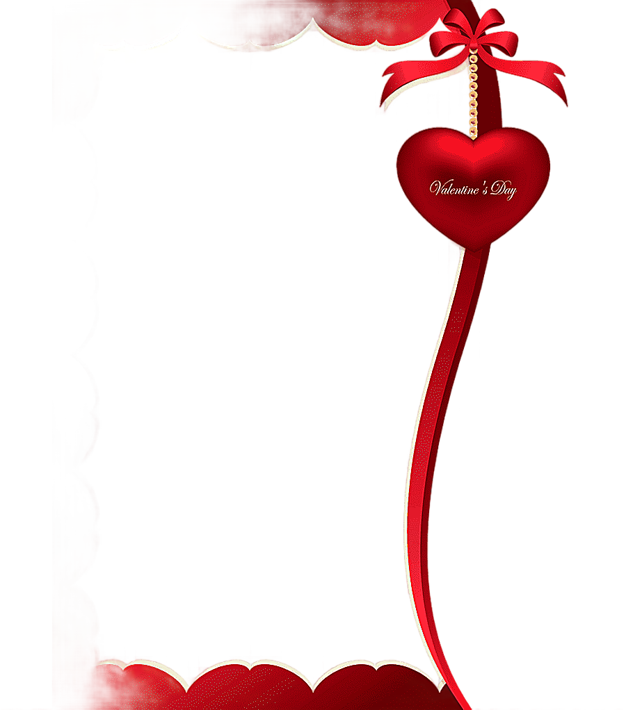 png clipart valentine s day frame valentines day decorative ornament for frame red and bro
