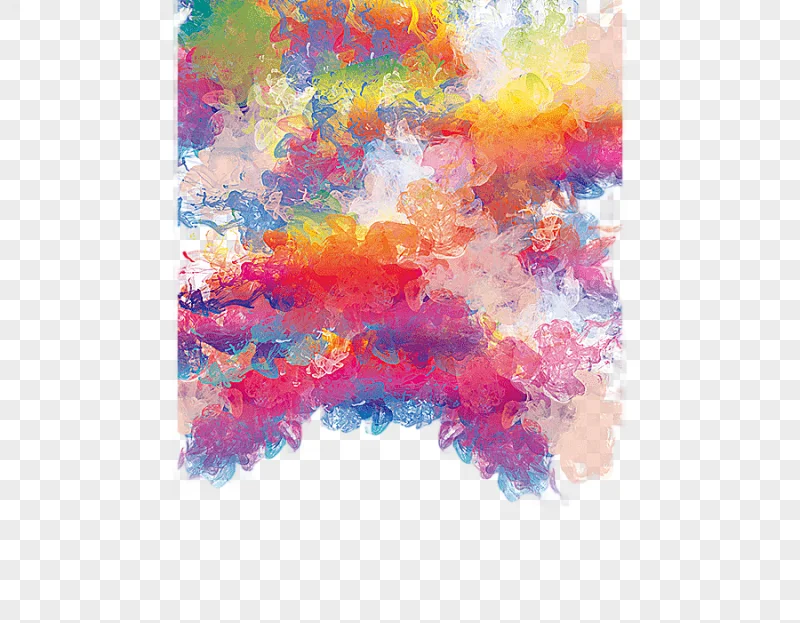 png clipart watercolor painting color watercolor shading material yellow orange and pink a