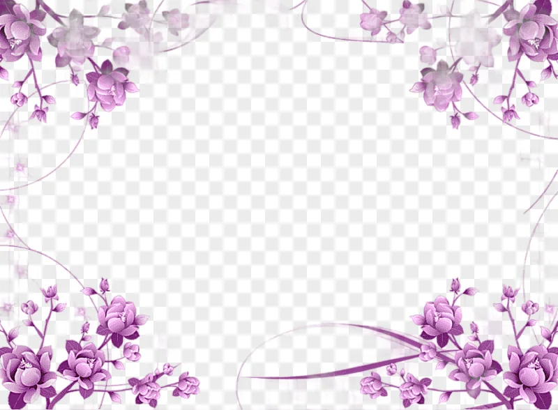 png clipart wedding invitation frame flower purple purple border frame hd purple floral ar