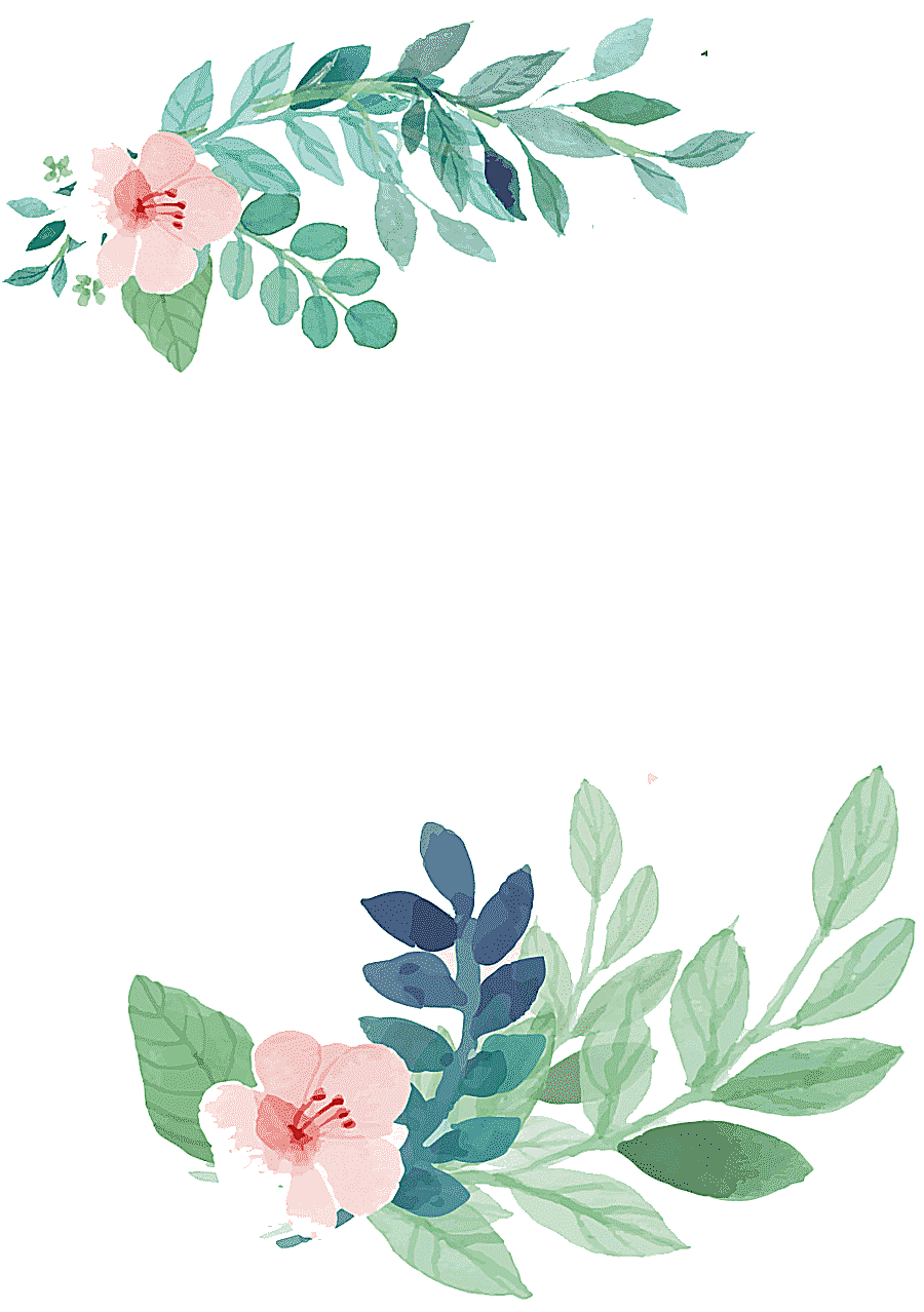 png clipart wedding invitation watercolor painting flower flowers pink flowers with green