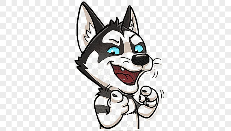 png clipart whiskers dog sticker telegram dog mammal animals