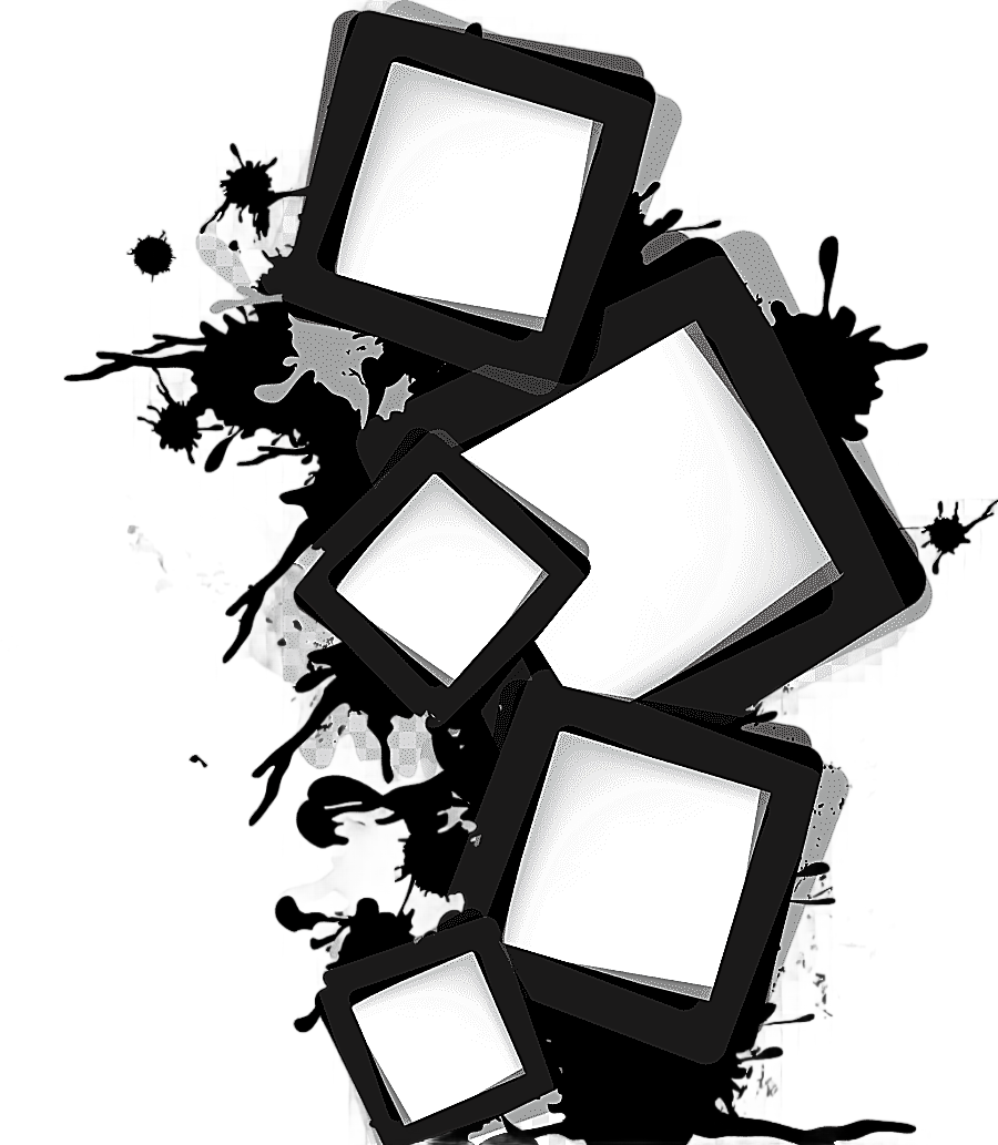 png clipart white and black frame ink border rectangle innovation