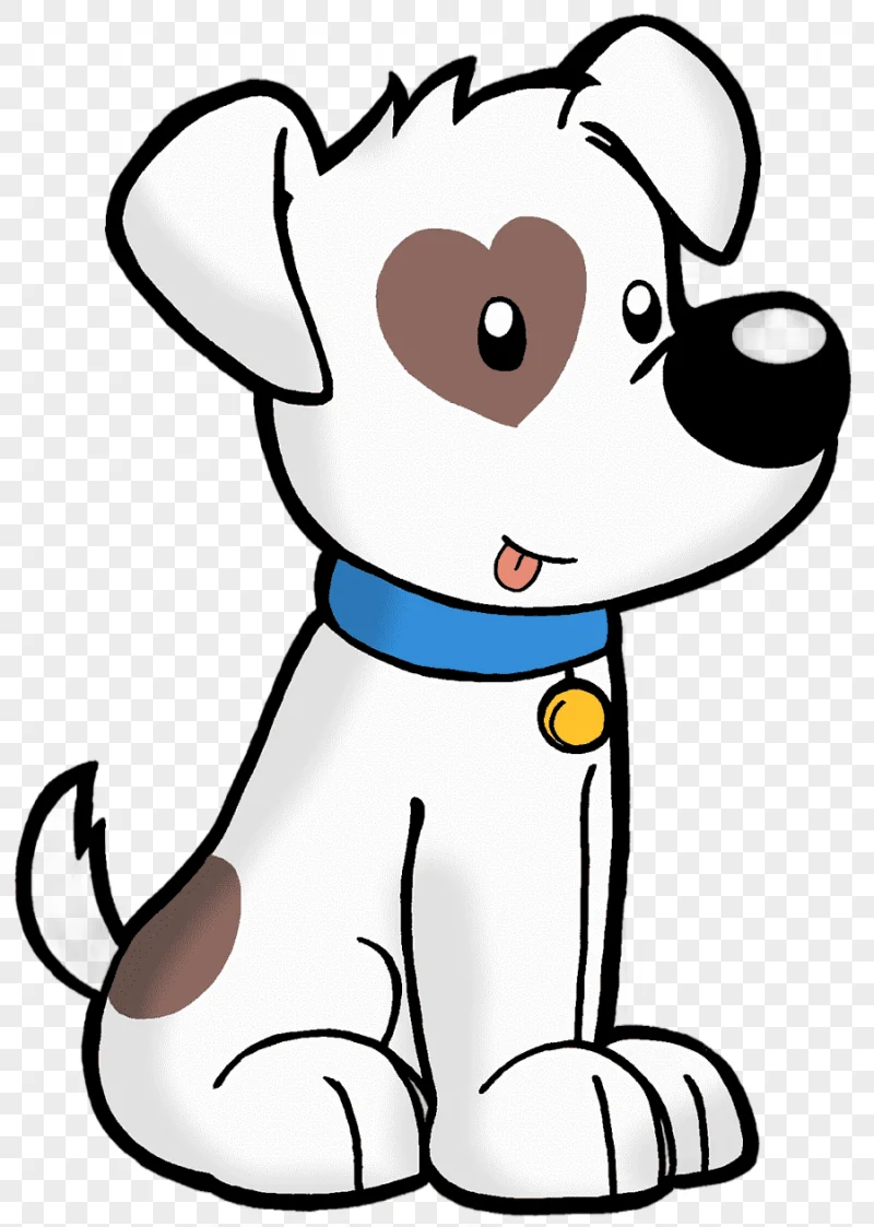 png clipart white dog dog puppy cartoon dogs white cat like mammal