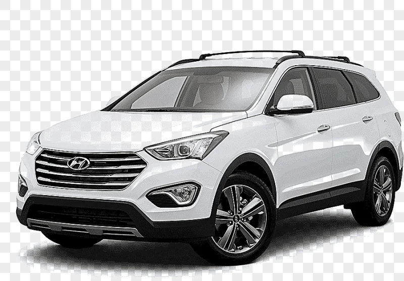 png clipart white hyundai santa fe suv illustration hyundai suv transport cars