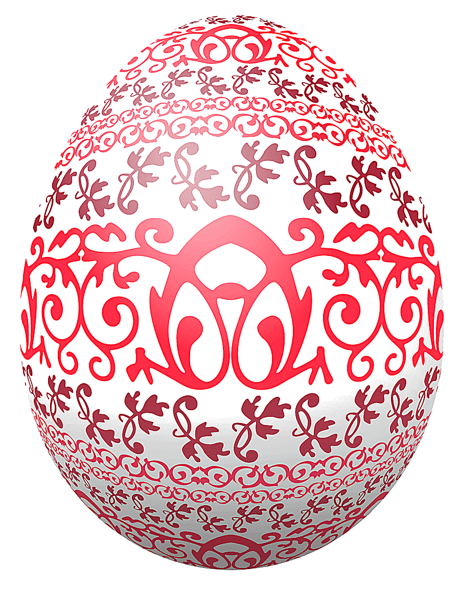 png clipart white red and pink floral easter egg illustration easter egg egg decorating ea