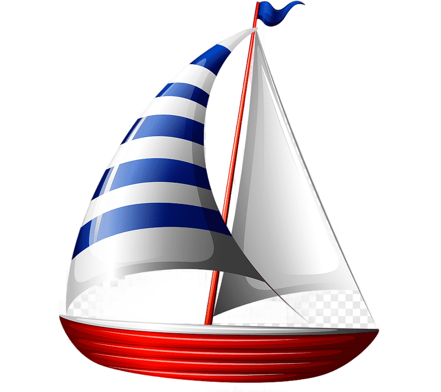png clipart yacht cartoon sailboat cartoon character blue