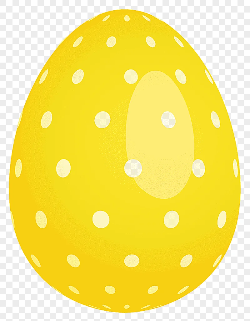 png clipart yellow and white polka dot egg illustration easter bunny easter egg yellow dot