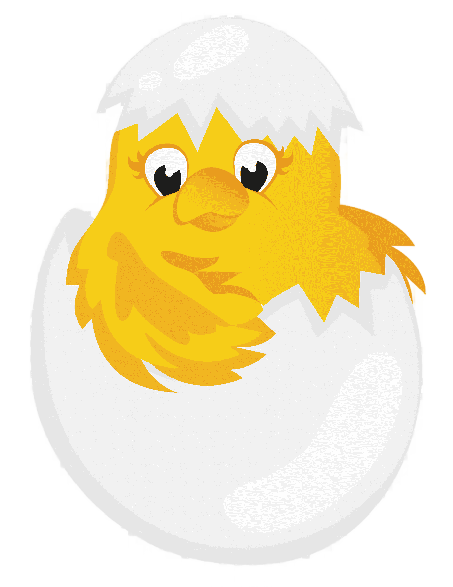png clipart yellow chick in egg illustration chicken cartoon easter chicken in egg food orange
