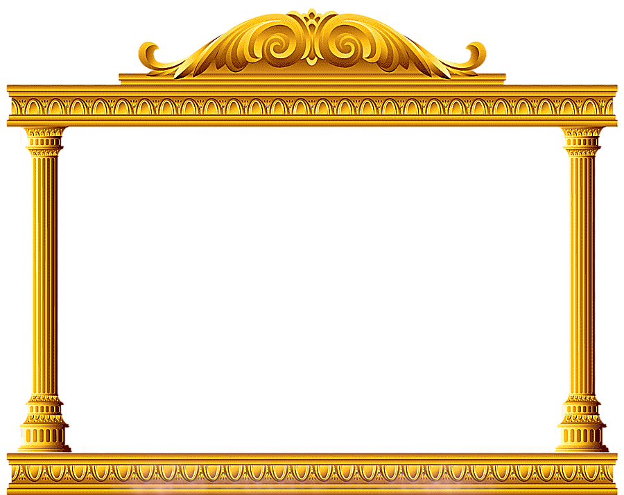 png clipart yellow column frame encapsulated postscript posters decorative elements furnit