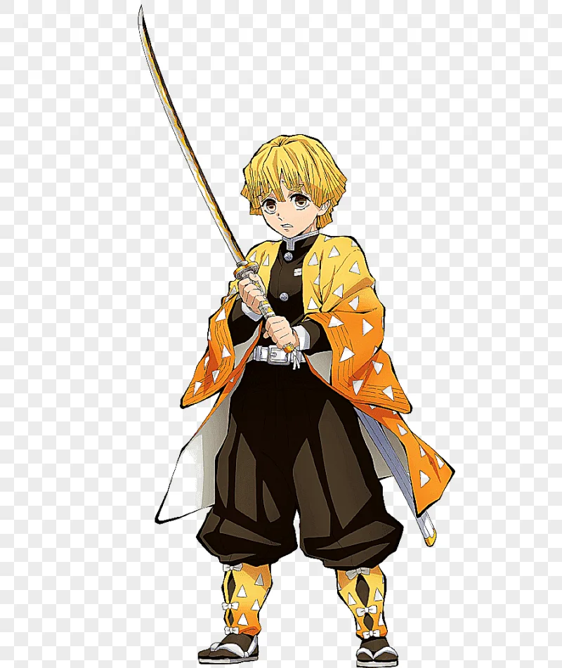 png clipart zenitsu agatsuma demon slayer cartoons demon slayer anime series