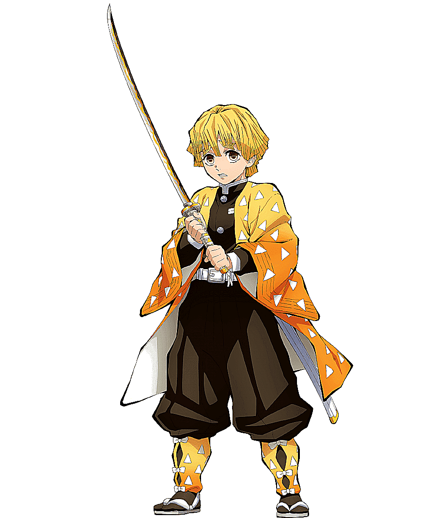 png clipart zenitsu agatsuma demon slayer cartoons demon slayer anime series