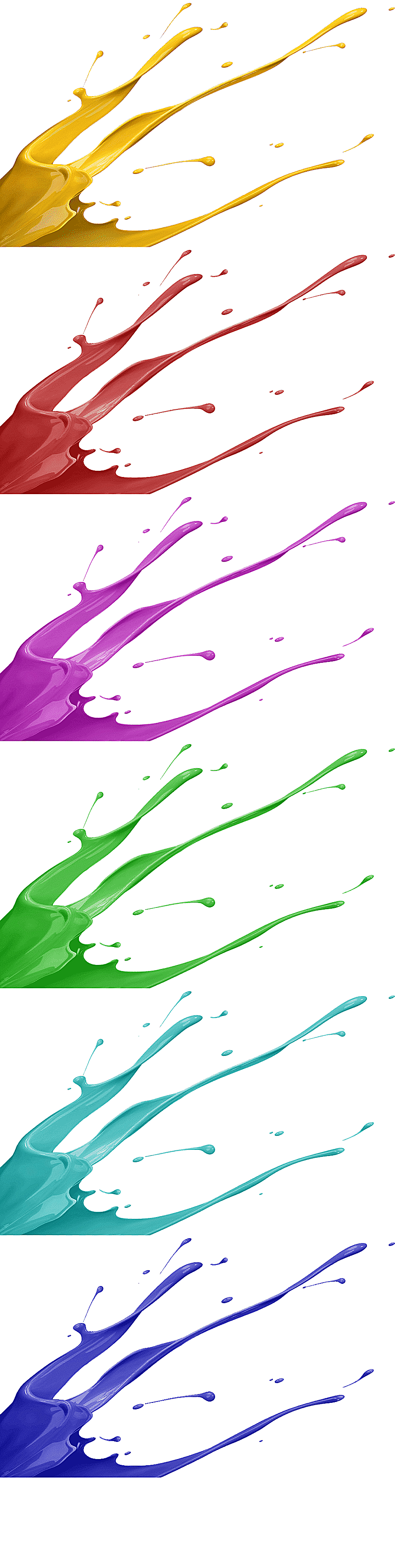 png clipart assorted color splashes illustration juice pigment color color splash juice wa