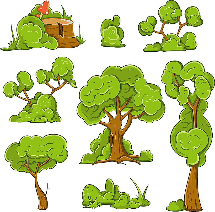 png clipart cartoon shrub tree illustration round green tree leaf photography