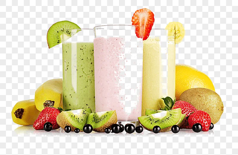 png clipart clear drinking glasses and assorted fruits milkshake smoothie juice fruit bana