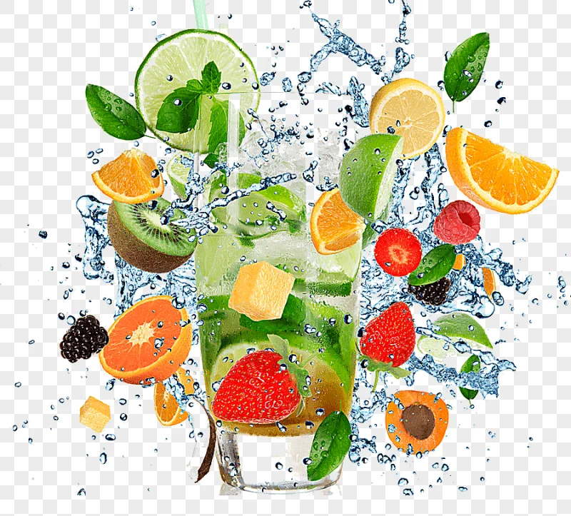 png clipart cocktail juice fruit splash of fruit color splash food