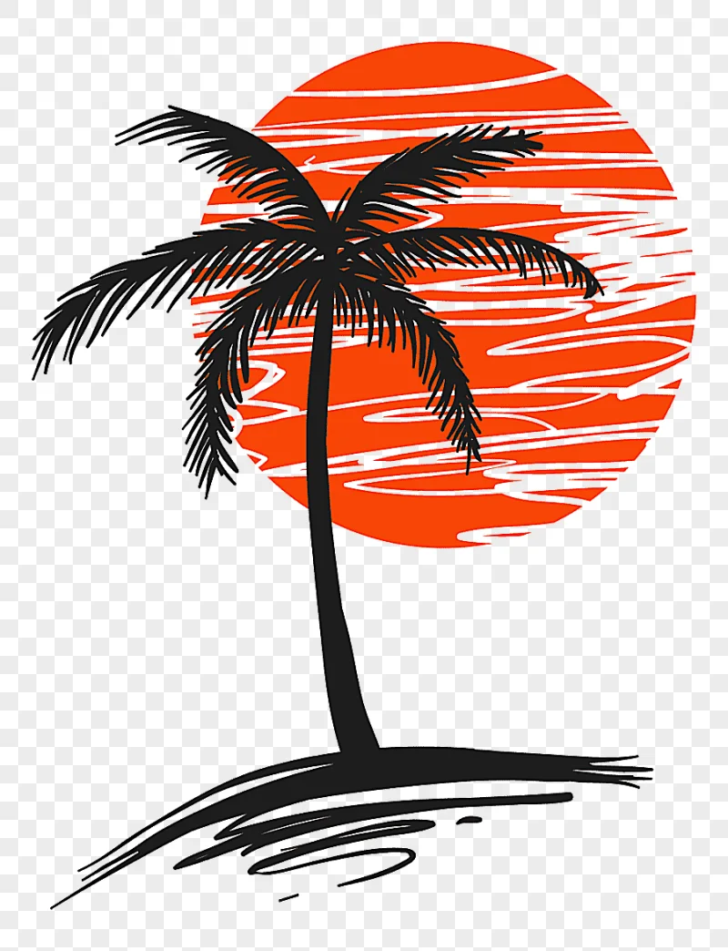 png clipart coconut tree illustration arecaceae euclidean illustration of palm trees orang