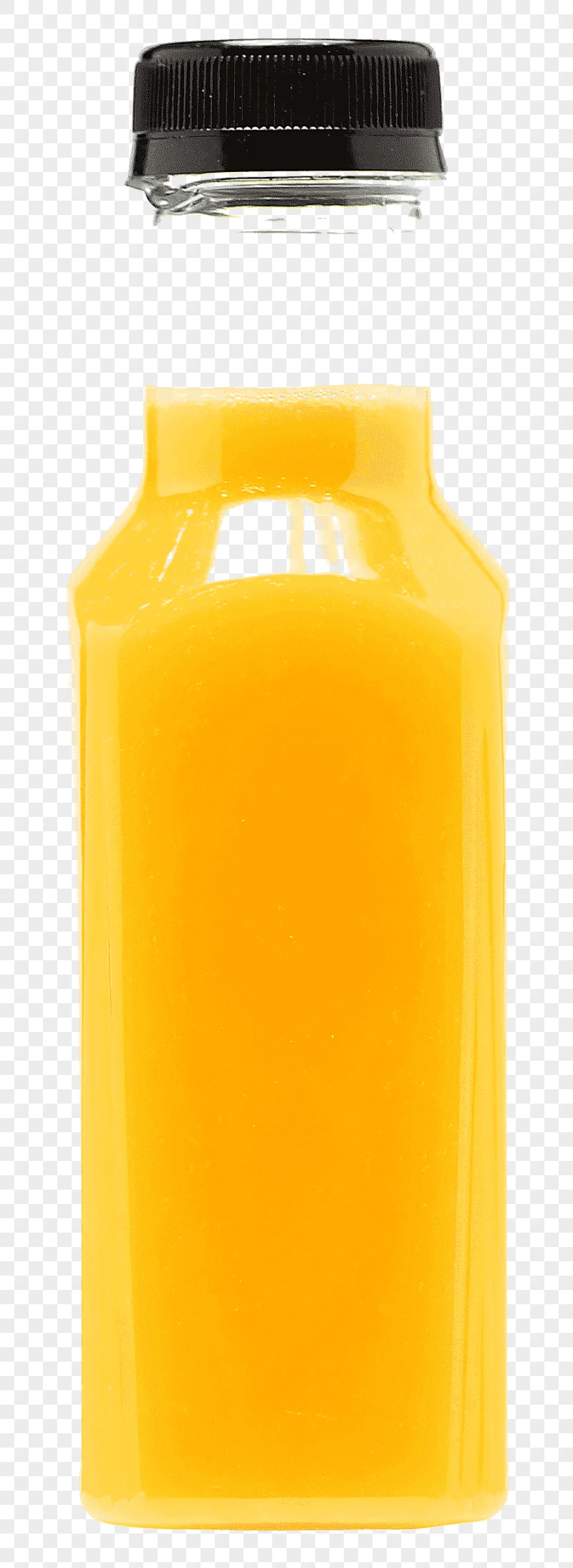 png clipart filled clear bottle orange juice orange drink glass bottle liquid a bottle of