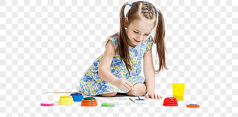 png clipart girl playing paint pre school education child student kids painting child todd