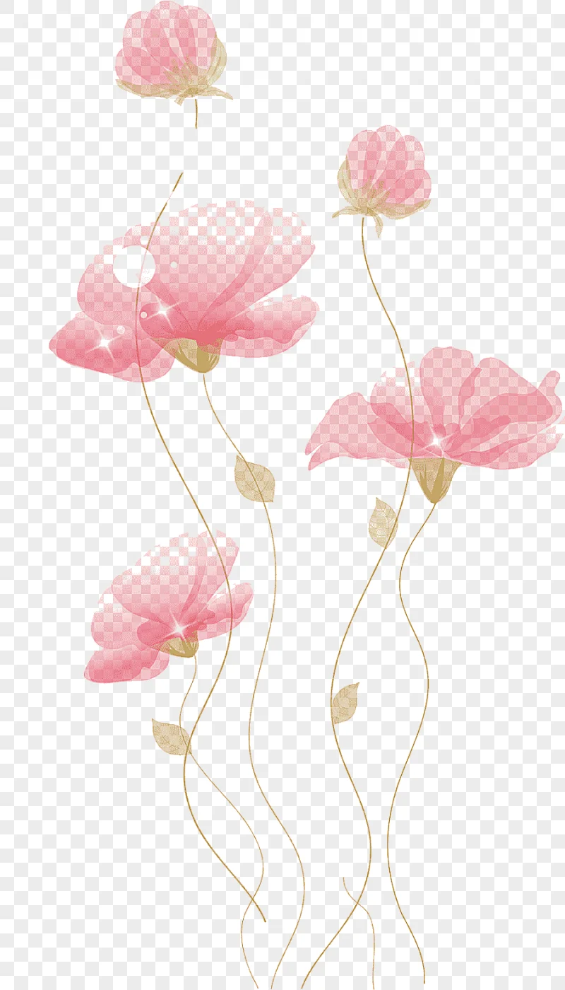 png clipart hand painted flowers animated pink flowers watercolor painting flower arrangin