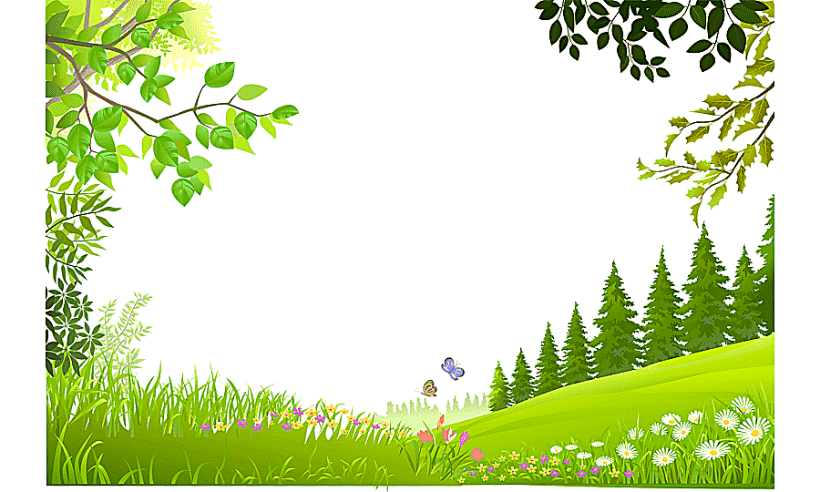 png clipart nature landscape cartoon trees plants green grass background material green tr