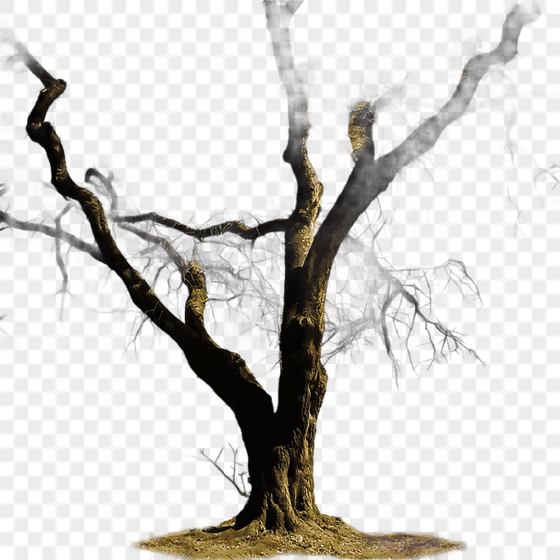 png clipart painting of brown bare tree twig trunk tree s of dead trees tree branch branch