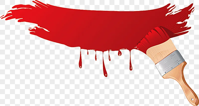 png clipart red paint illustration red paint brush objects brush